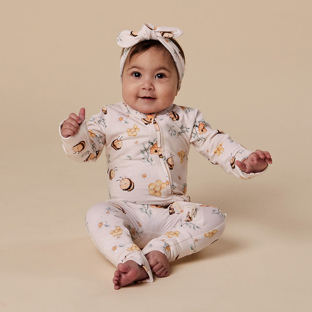 Bumblebees Organic Snugglesuit Convertible Romper - View 10