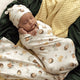 Bumblebees Organic Jersey Wrap & Beanie Set - Thumbnail 3