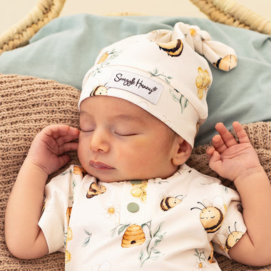 Bumblebees Organic Knotted Beanie | Snuggle Hunny