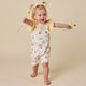 Bumblebees Organic Snuggle Overall Shorts - Thumbnail 4
