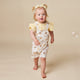 Bumblebees Organic Snuggle Overall Shorts - Thumbnail 6