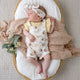 Bumblebees Organic Snuggle Overall Shorts - Thumbnail 7