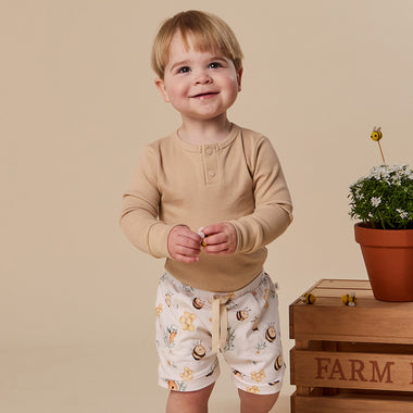 Bumblebees Organic Shorts | Snuggle Hunny