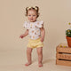 Bumblebees Short Sleeve Organic Bodysuit with Frill - Thumbnail 10