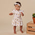 Bumblebees Short Sleeve Organic Dress | Snuggle Hunny