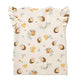 Bumblebees Organic Short Sleeve Top with Frill - Thumbnail 9