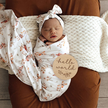 Butterfly Wooden Milestone Cards | Snuggle Hunny