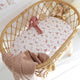 Butterfly Organic Bassinet Sheet / Change Pad Cover - Thumbnail 1