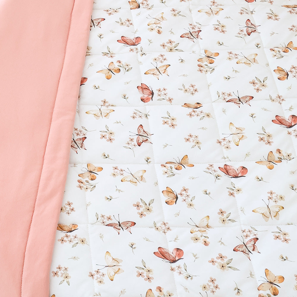 Butterfly Organic Cotton Cot Comforter - View 4