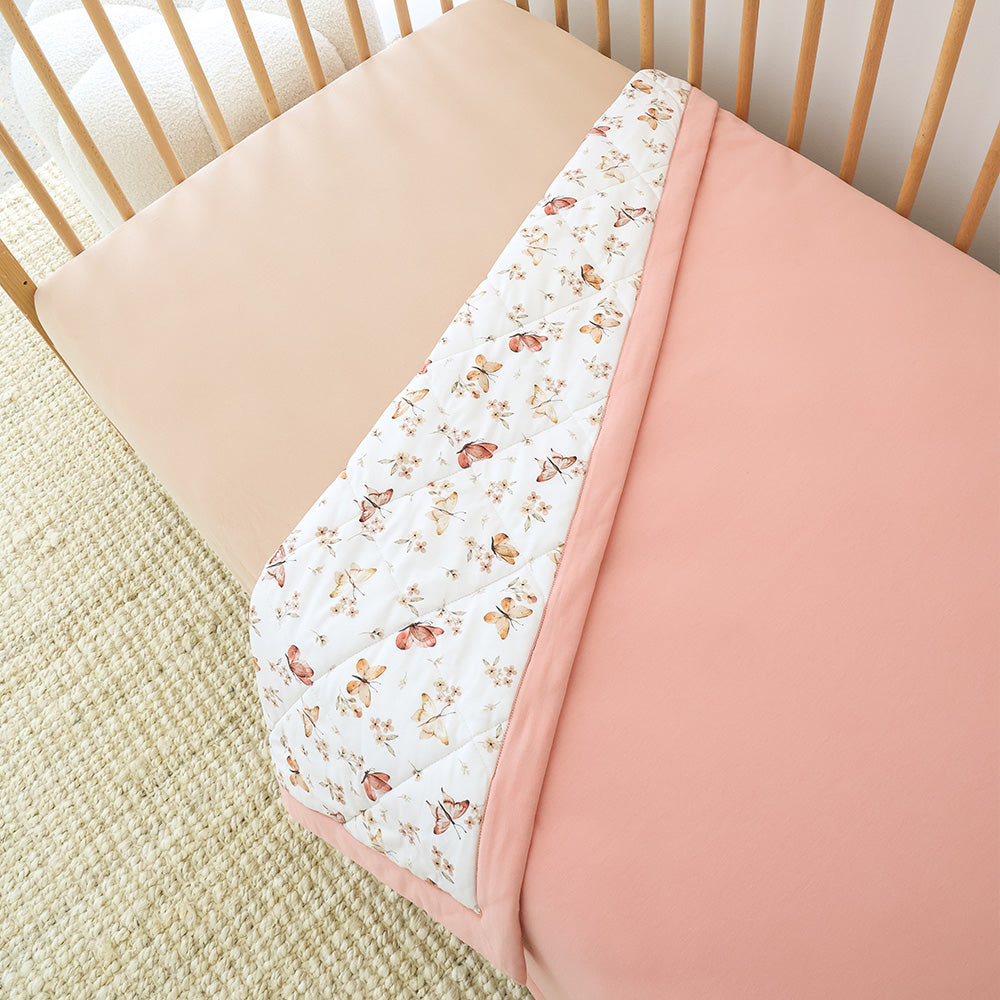 Butterfly Organic Cotton Cot Comforter - View 3