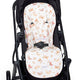 Bundle - Butterfly Pram Liner & Strap Cover Set - Thumbnail 3