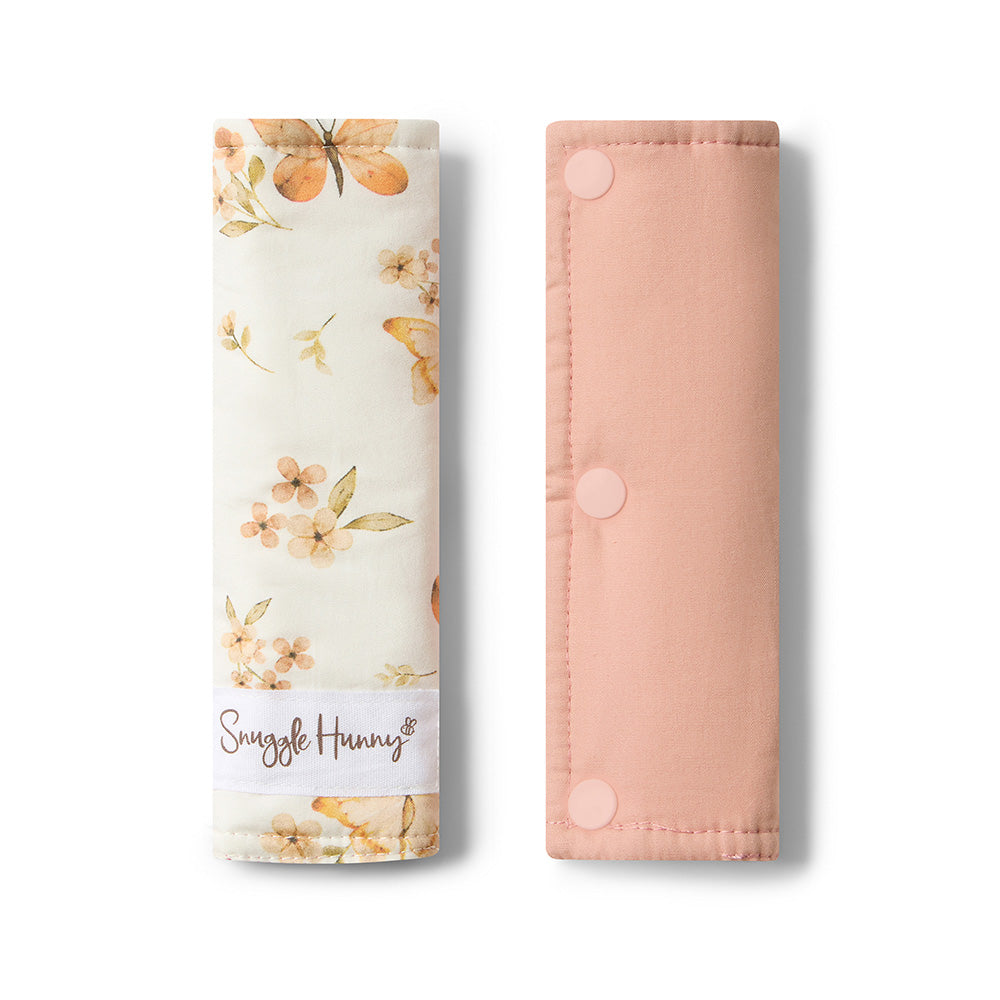 Butterfly Universal Reversible Pram Strap Covers - View 1