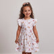 Butterfly Short Sleeve Organic Dress - Thumbnail 4