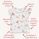 Butterfly Organic T-Shirt with Frill - Thumbnail 4