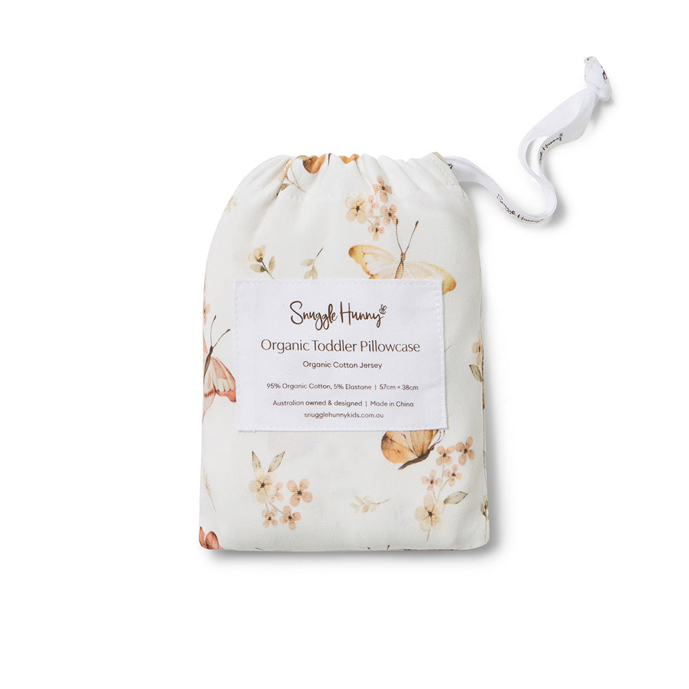 Butterfly Organic Cotton Toddler Pillowcase - View 5