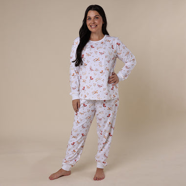Butterfly Organic Womens Long Sleeve PJ Set | Snuggle Hunny