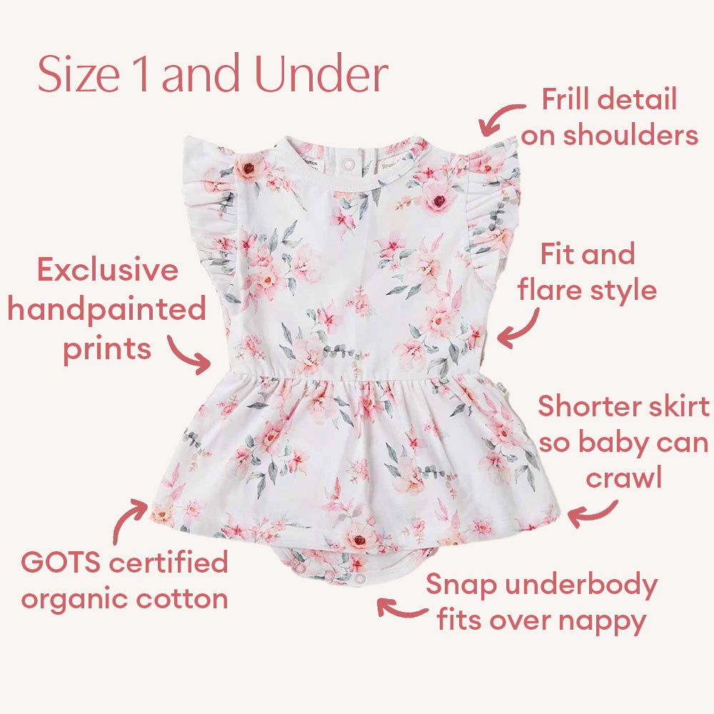 Camille Short Sleeve Organic Dress - View 4