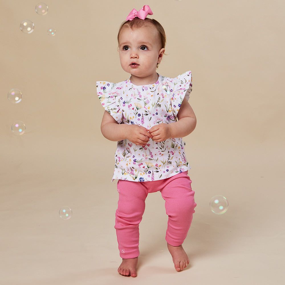 Candy Organic Pants with Frill - View 3
