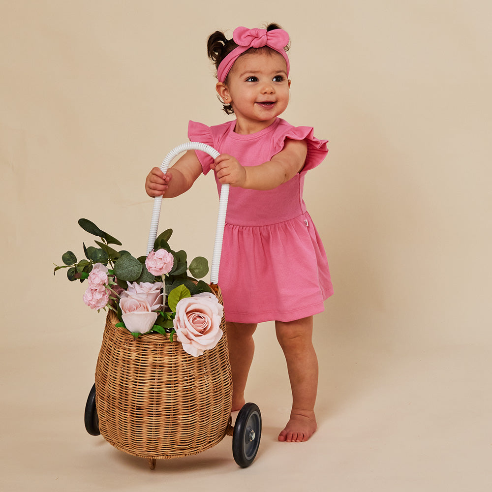 Candy Short Sleeve Organic Dress - View 8