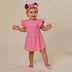 Candy Short Sleeve Organic Dress | Snuggle Hunny