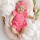 Candy Short Sleeve Organic Dress - Thumbnail 3