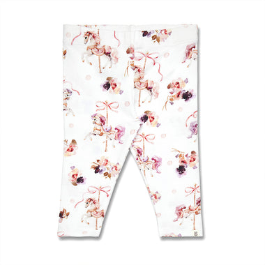Carousel Organic Leggings | Snuggle Hunny