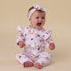 Carousel Organic Snugglesuit Convertible Romper with Frill - Thumbnail 1