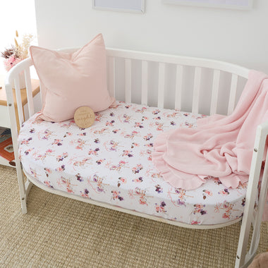 Carousel Organic Fitted Cot Sheet | Snuggle Hunny