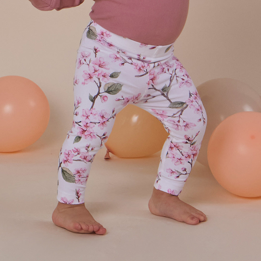 Cherry Blossom Organic Leggings - View 4