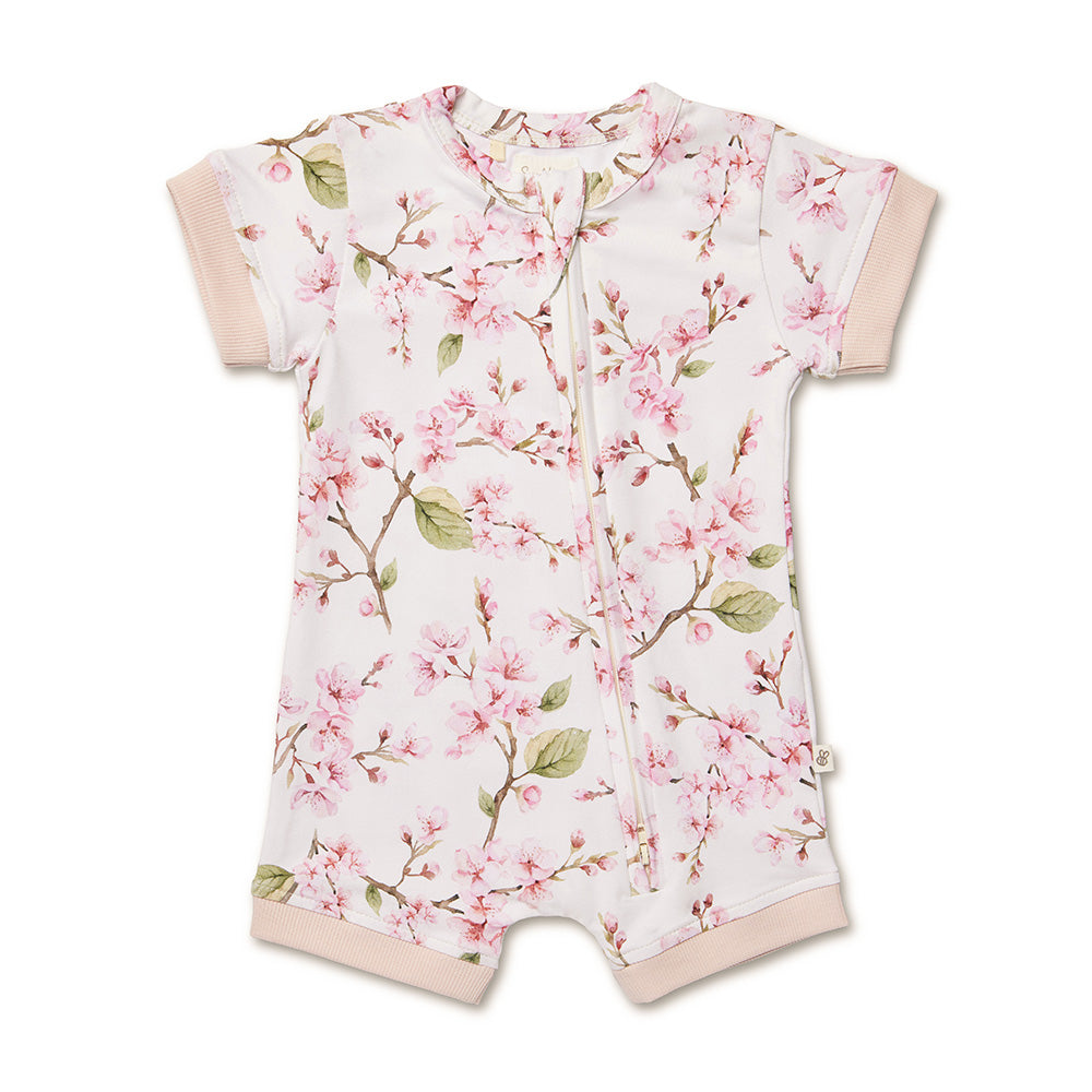 Cherry Blossom Organic Snuggle Shortie - View 2
