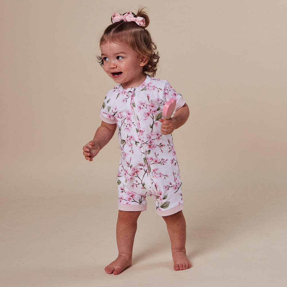 Cherry Blossom Organic Snuggle Shortie - View 12