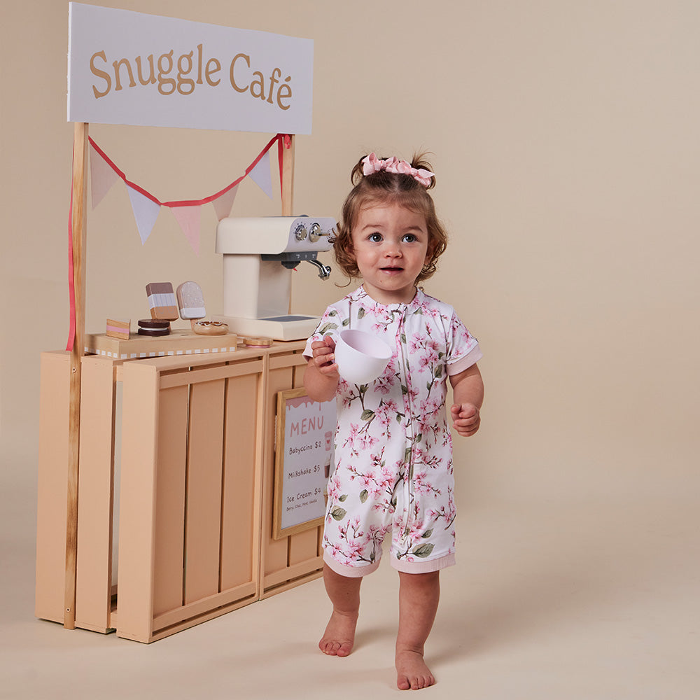 Cherry Blossom Organic Snuggle Shortie - View 8