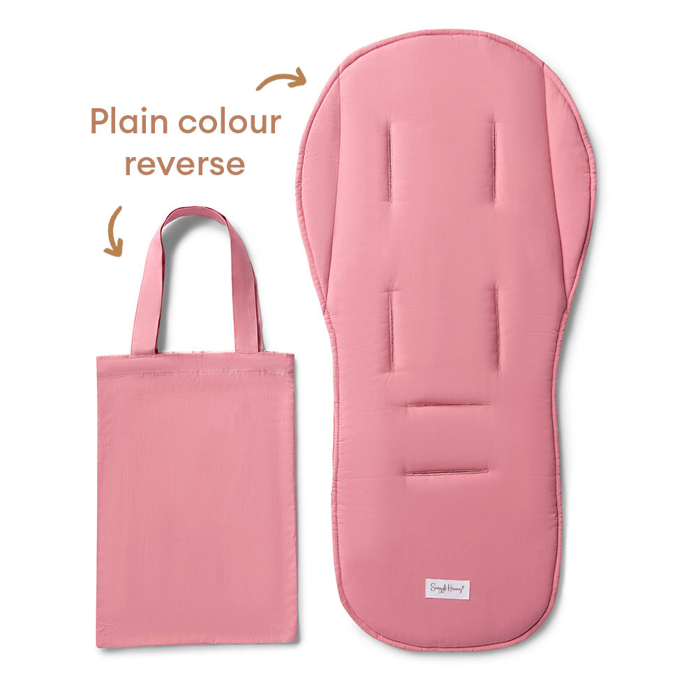 Cherry Blossom Universal Organic Pram Liner - View 7