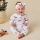 Christmas Pups Organic Snugglesuit Convertible Romper - Thumbnail 2