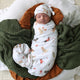 Christmas Pups Organic Jersey Wrap & Beanie Set - Thumbnail 1