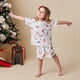Christmas Pups Organic Kids PJ Set - Thumbnail 7