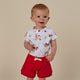 Christmas Pups Short Sleeve Organic Bodysuit - Thumbnail 5