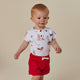 Christmas Pups Short Sleeve Organic Bodysuit - Thumbnail 13