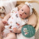 Christmas Pups Short Sleeve Organic Dress - Thumbnail 2