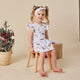 Christmas Pups Short Sleeve Organic Dress - Thumbnail 4