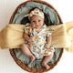 Sunlight Diamond Knit Organic Baby Blanket - Thumbnail 4