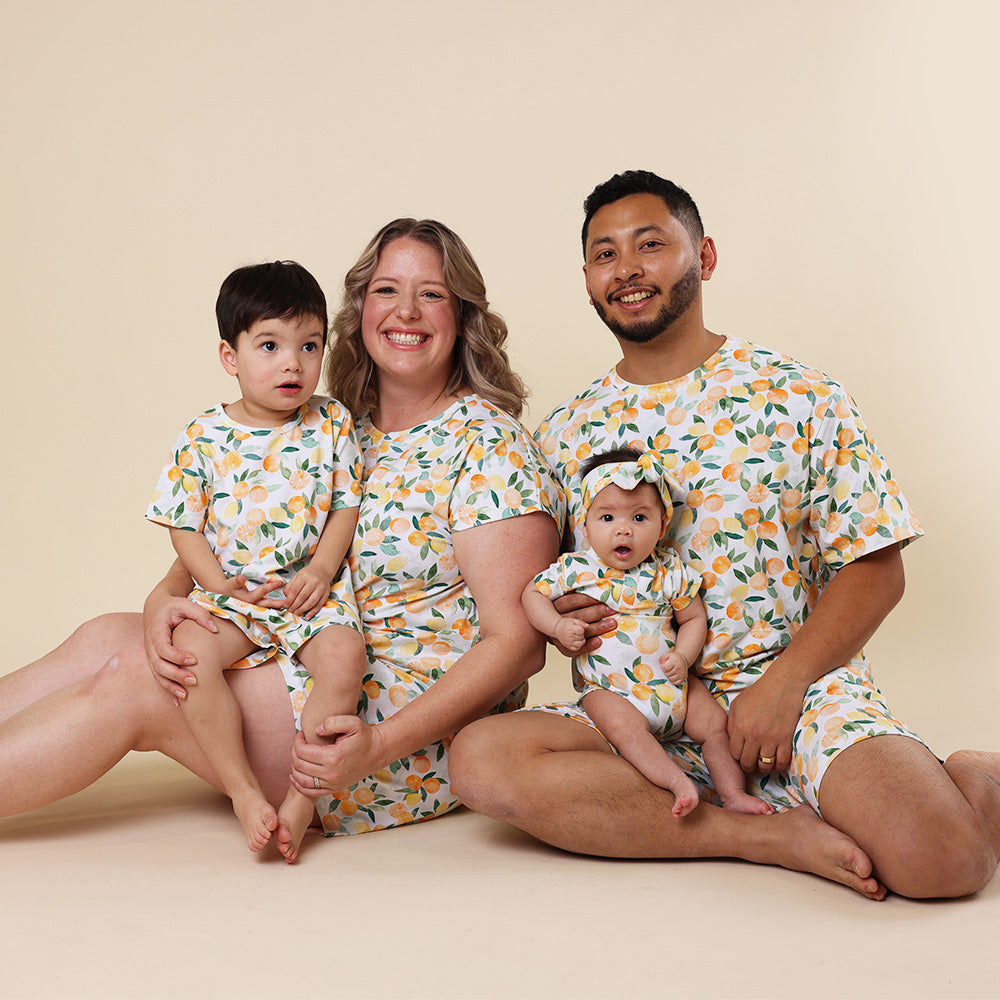 Citrus Squeeze Organic Mens PJ Set - View 5