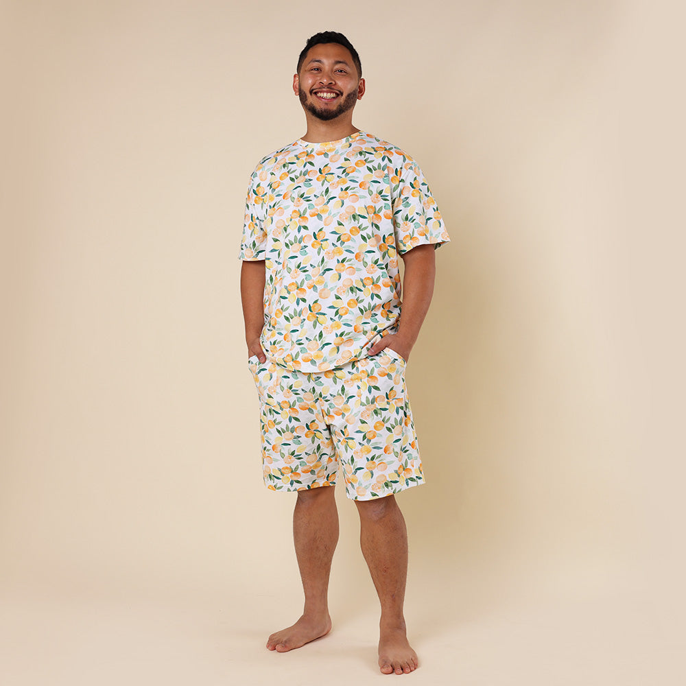 Citrus Squeeze Organic Mens PJ Set - View 6