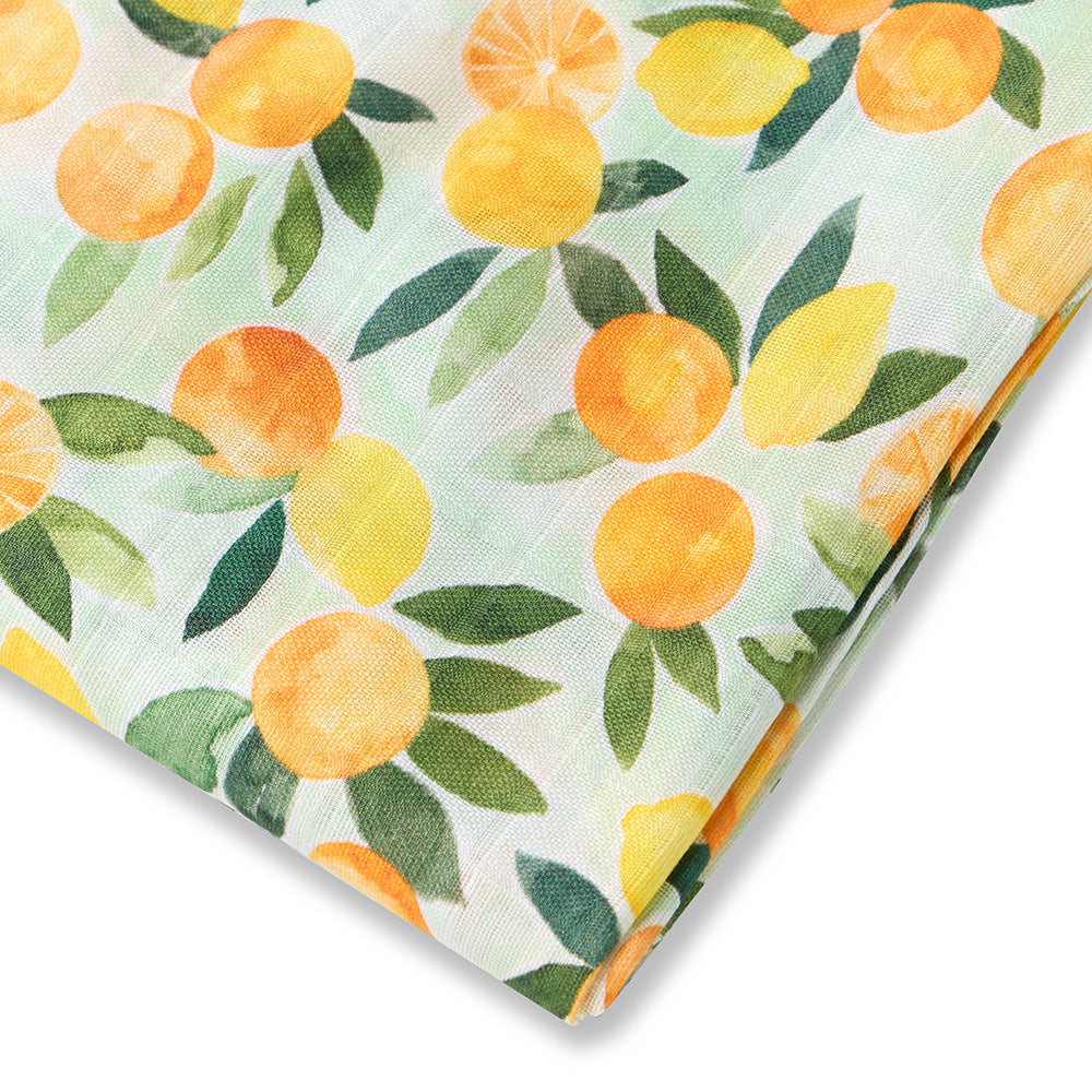 Citrus Squeeze Organic Muslin Wrap - View 5