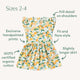 Citrus Squeeze Short Sleeve Organic Dress - Thumbnail 5