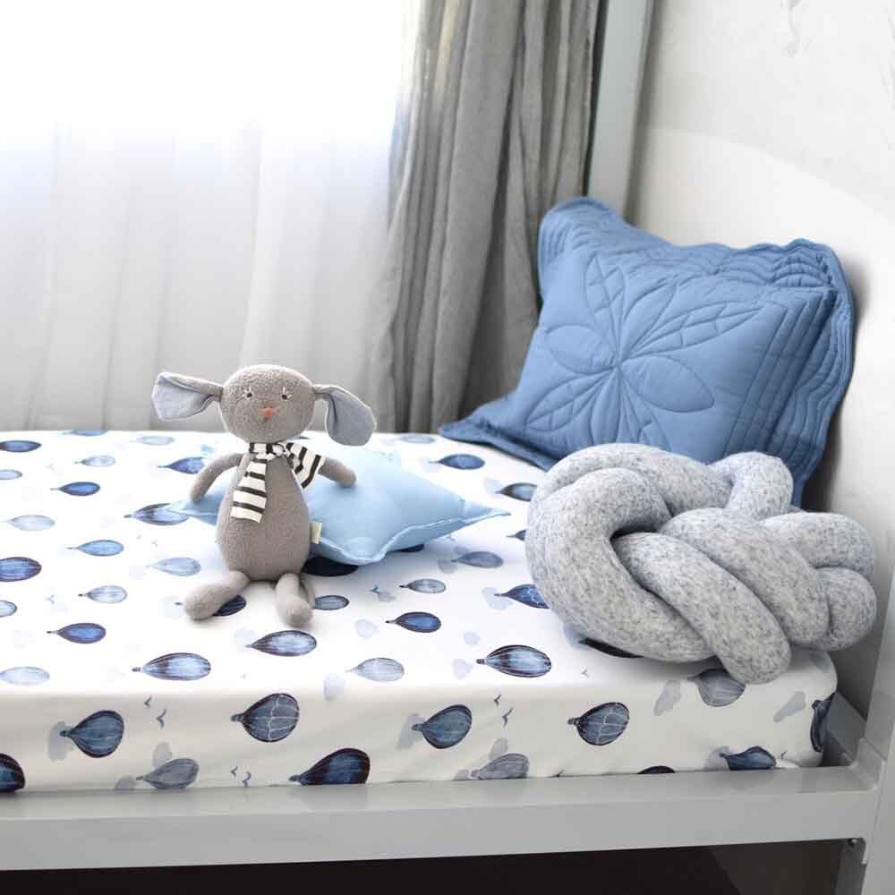 Grey cloud cot bedding hotsell