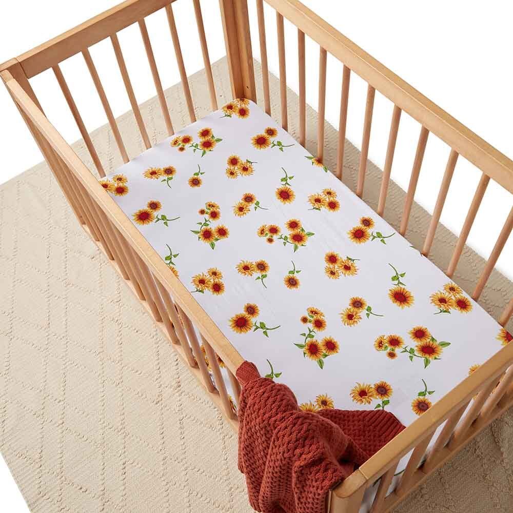 Sunflower Organic Fitted Cot Sheet - View 3