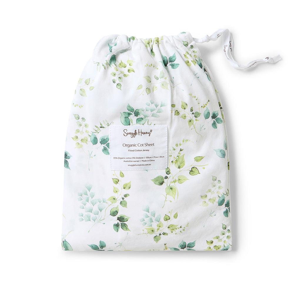 Eden Organic Fitted Cot Sheet - View 4