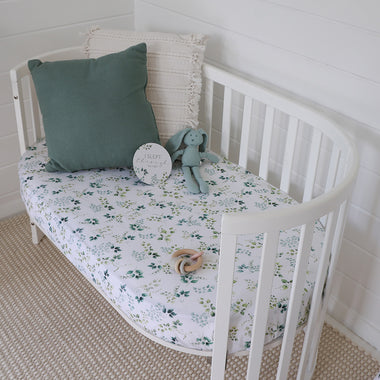 Eden Organic Fitted Cot Sheet | Snuggle Hunny