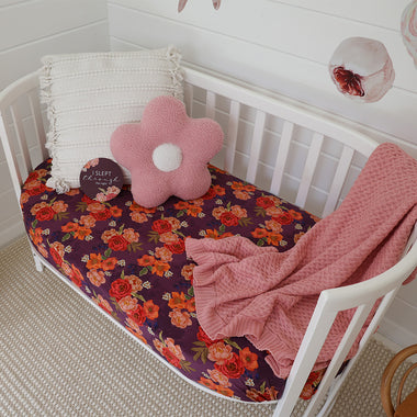 Sienna Organic Fitted Cot Sheet | Snuggle Hunny